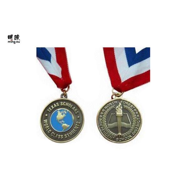 Army Medallion Custom Award Medals Iron Material With Colr Fill