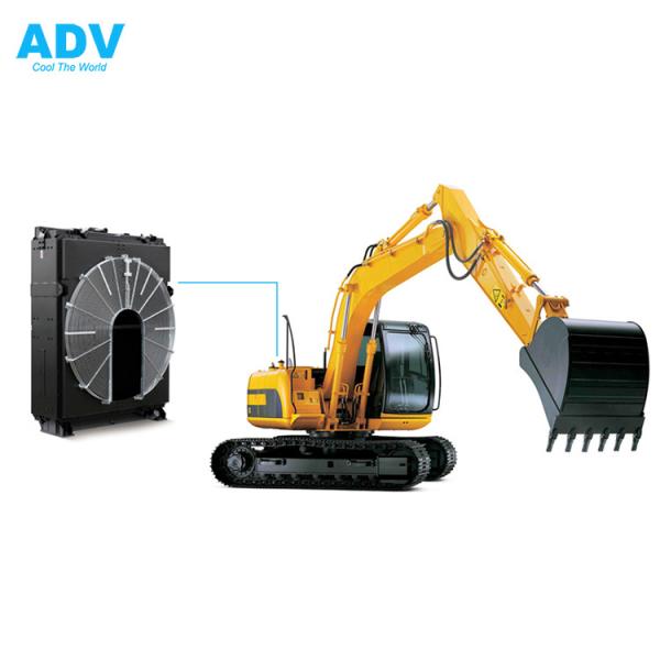 Chinese Manufacturer Custom Design Aluminium Bar Plate Heat Exchanger For Construction Machinery Cooling