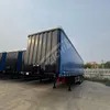 3 Axles 40tons Side Curtain Trailer up to 60tons Carry Cargo Side Curtain Semi Trailer with PVC Tarpaulin