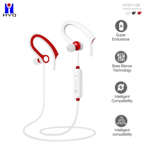 Sweatproof 40cm Sports Bluetooth Earphones With Mic