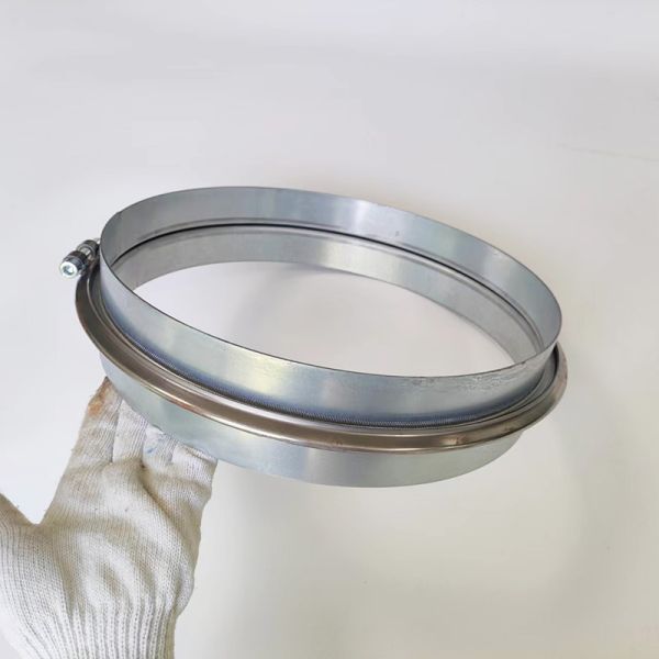 Galvanized Adjustable  Bolt Type Flange Clamp For Duct Connection