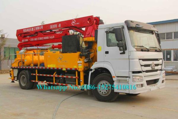 Zoomlion Sany 23m Verticle reach Truck Mounted Concrete Pump 23X-4Z with Output of 100m³/h Construction Equipment