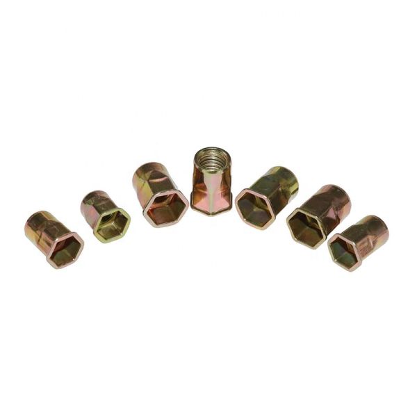 Stainless Steel Reduced Head Half Hex Rivet Nut M4 M5 M6 M8 M10 For Railway