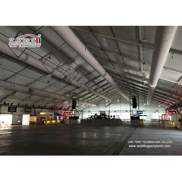 Теплостойкие шатры TFS 40 x 90 m с огнезамедлительной тканью PVC белизны для случаев