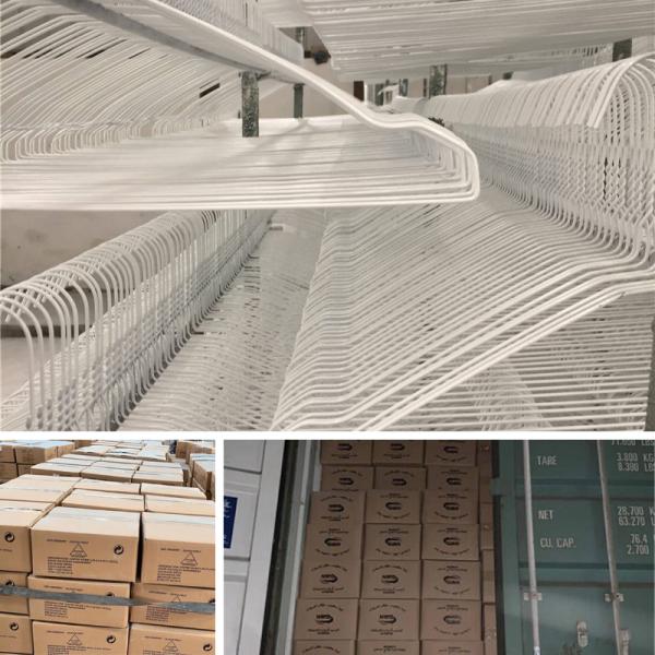 White Color 1.9mm Low Price Steel Cloth Wire Hanger Wholesale In Qatar