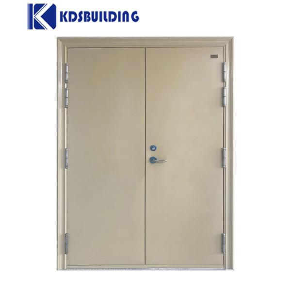 KDSBuilding custom cheap manufacturer Low Price Modern Front Exterior Steel simple Safe Home Door Industrial Security Doors