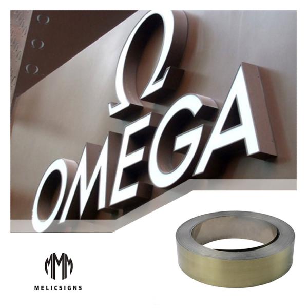 Galvanized 90m 304 Stainless Steel Channel Letter