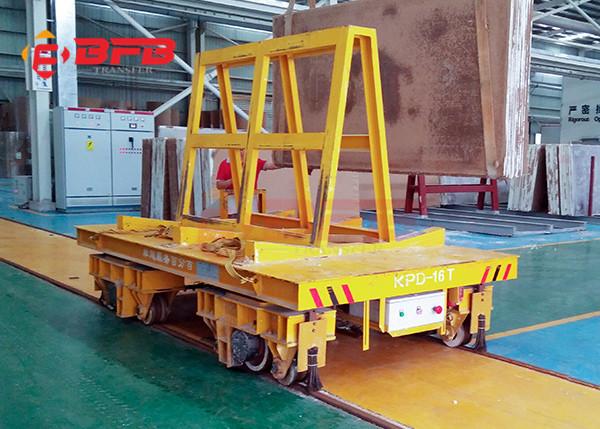 A carga curvada 20m/Min dos trilhos 500T motorizou o trole de transferência