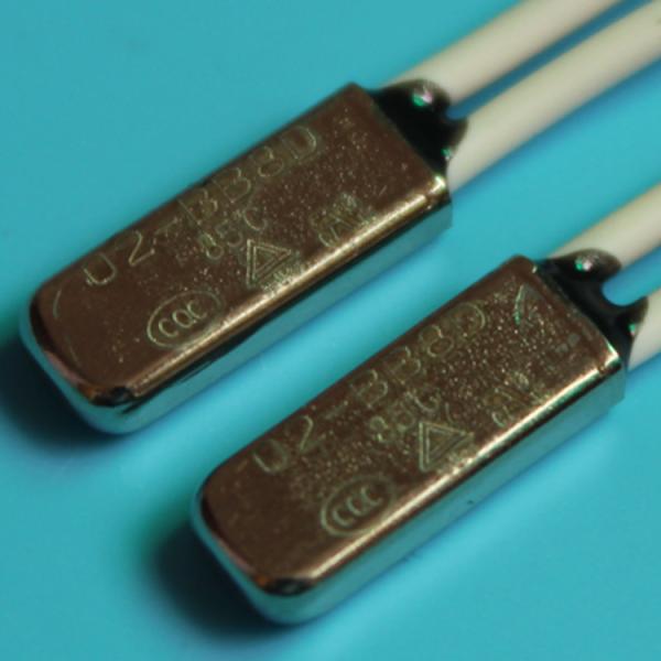 TB02 small size battery thermal protector thermal fuse  250V/5A 40--180C UL VDE RoHS