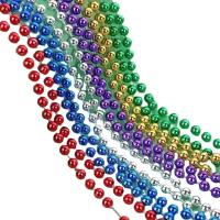 Fonction de la chaîne à rouleaux en plastique à bille en argent de 2,4 mm en vrac