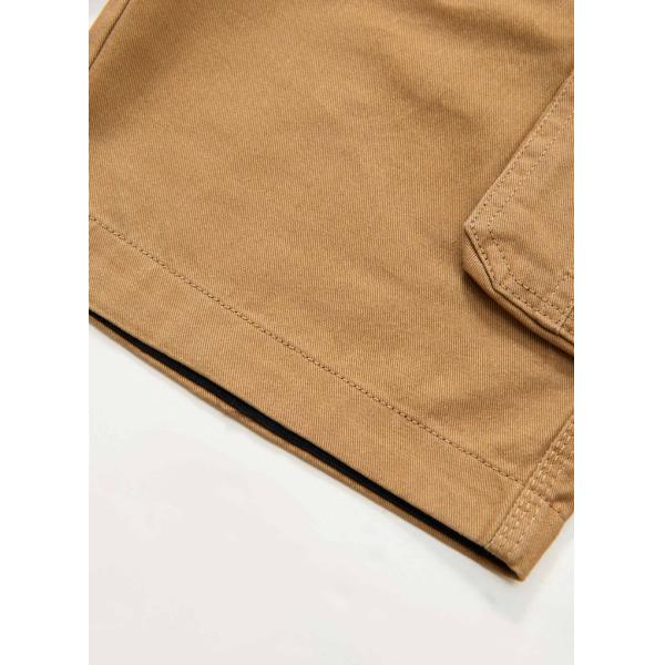 Men's Cargo Shorts Thick Cotton Material in Loose Fit with Multi-Pocket Convenience