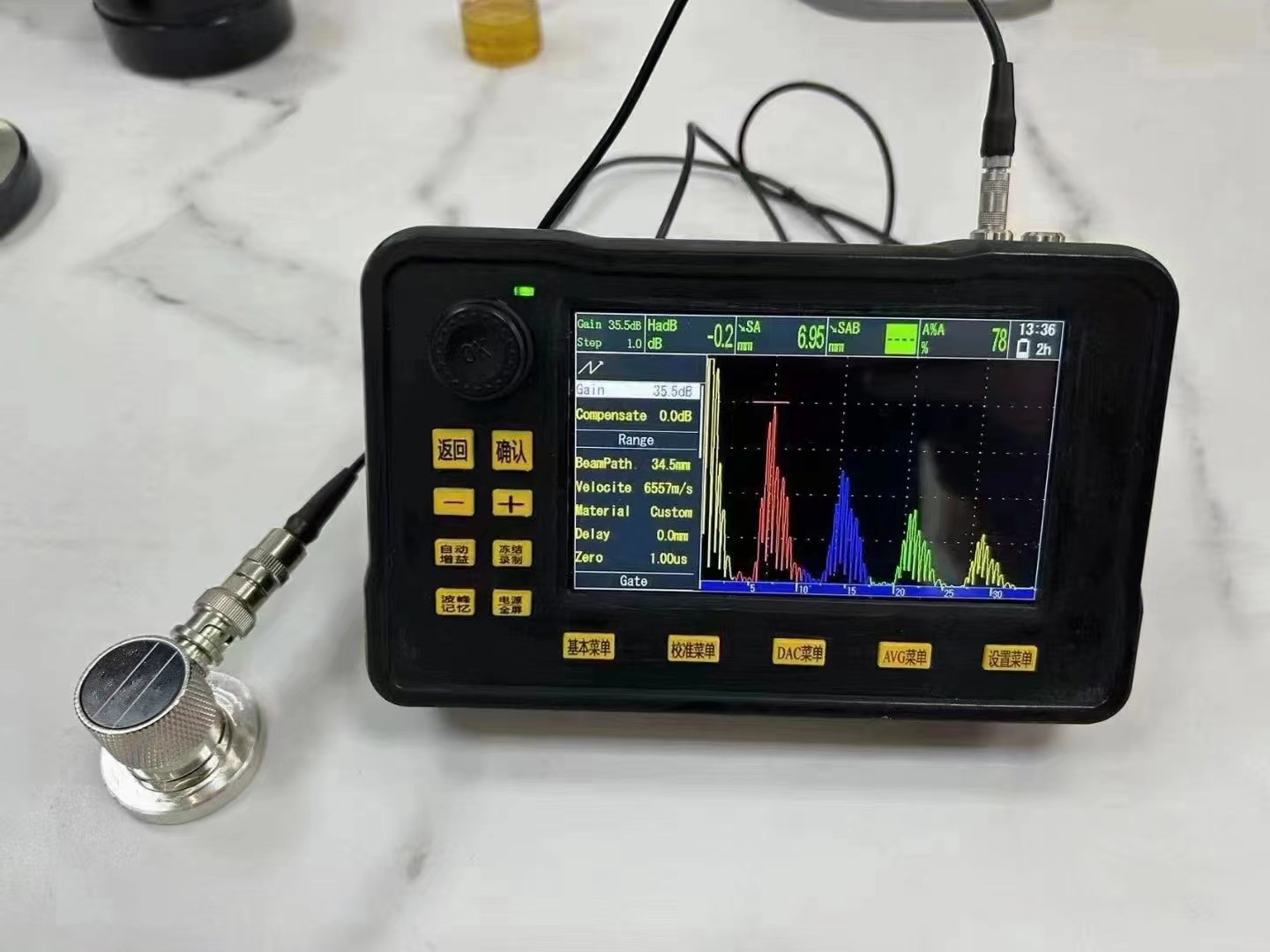 SD-карта DAC AVG B Scan Ut Flaw Detector Mini Dual LEMO-00 C5 Интерфейс