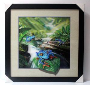 40 X 40cm 3D Lenticular Flip Picture Wholesale/Custom Lenticular Printing 3D