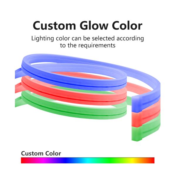 Свет неоновой трубки силикона светов прокладки 3000K СИД DC24V гибкий теплый белый