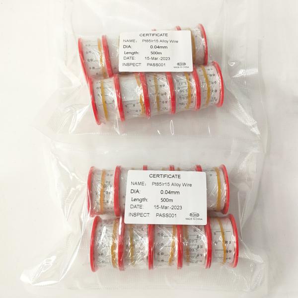 0.05mm-3mm Platinum Rhodium Thermocouple Bare Wire with IEC 60584 and ISO9001 Certification for High-Temperature Applications