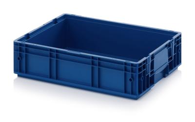 600x400mm VDA Plastic Turnover Box KLT Stackable Injection Recycle PP EUR Plastic Containers