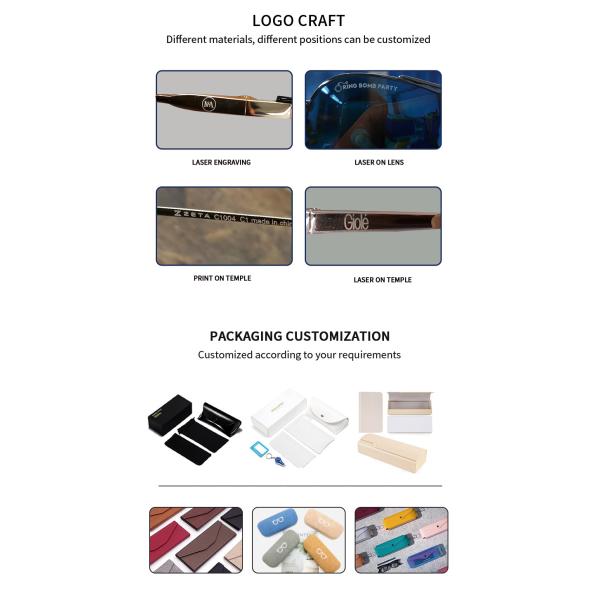 Стекла моды обрамляют изготовленные на заказ Eyeglasses ODM дизайнера для Unisex