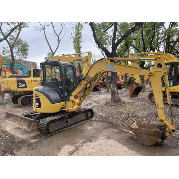 Enclosed Cab Used Komatsu Mini Excavator PC40MR-2 PC35MR-2 PC40MR-2