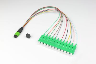 2 Meters Optical Cable Cord , SM Patch Cord MPO SC Connector Type