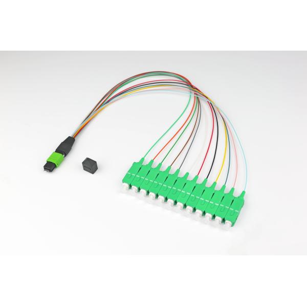 2 Meters Optical Cable Cord , SM Patch Cord MPO SC Connector Type