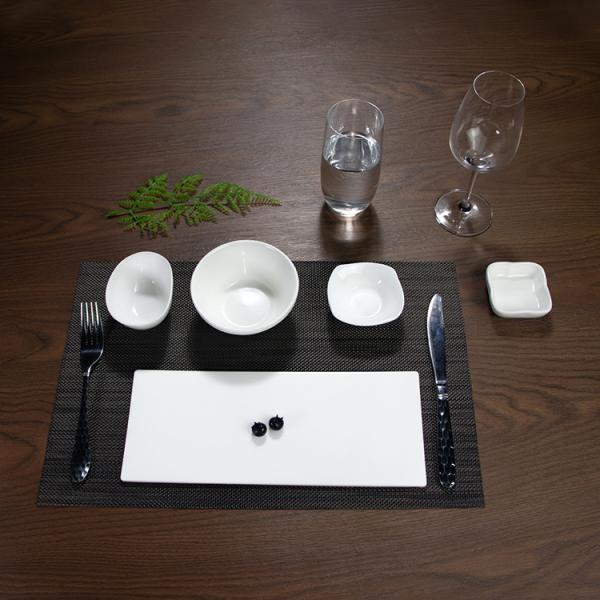 White New Spring Customize Logo Dinner Set Airline Dinnerware