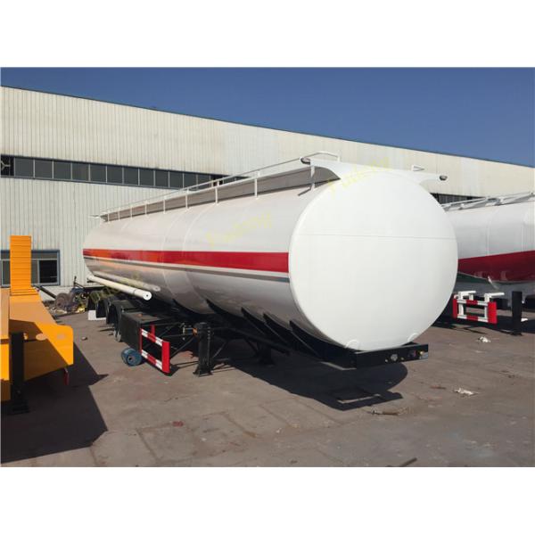 40 / 45 / 50 CBM Crude Oil Tanker Trailers Q345B Carbon Steel Tanker Body