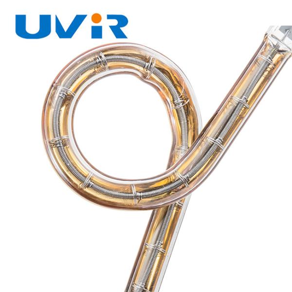 Lampes infrarouges à ondes courtes, anneau, filament de tungstène, verre de quartz