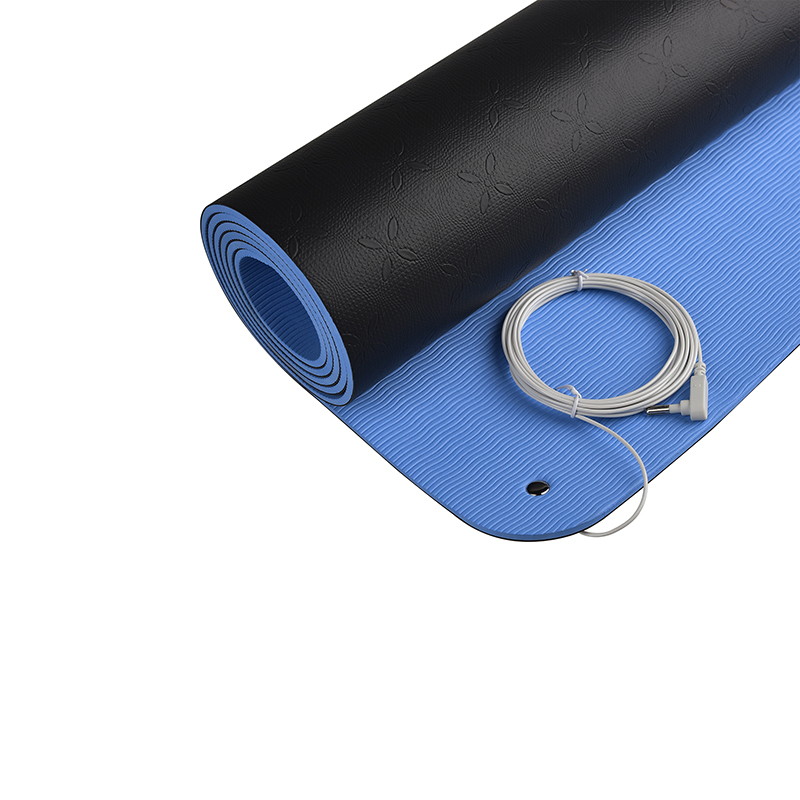 Custom Logo Yoga Mat, Exercise Fitness Pad for Grounding With 15ft Cord Earthing Grounding Mat