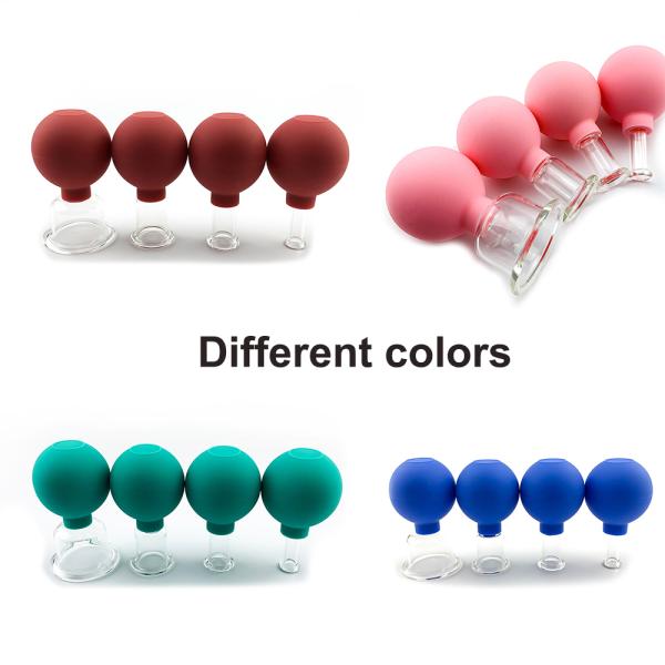 96mm Height Chinese Traditional Glass Cupping Massage Therapy Vacuum Cupping Machine for Face Safe and Effective Therapy