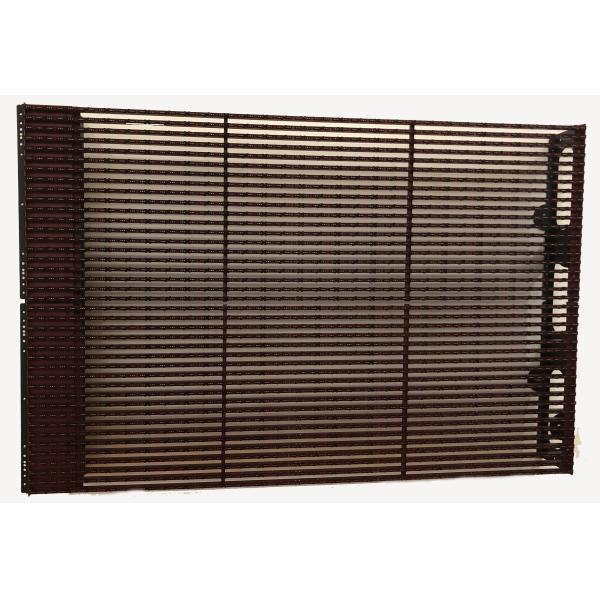 IP67 Waterproof Led Curtain Wall Full Color HD P25mm With 7500CD/M2 Brightness
