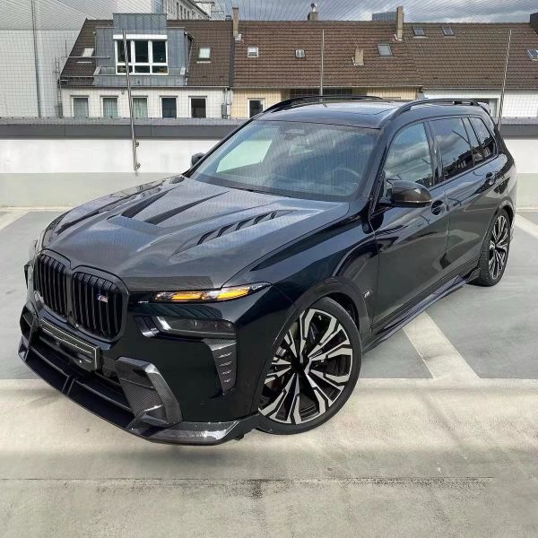 G07 Carbon Fiber Hood Bonnet Engine Cover LD Style BMW X7 Body Kit