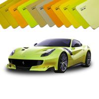 Surface brillante Auto-adhésif 190-240 microns TPU Peinture pour voiture PPF Film hydrophobe Réparation thermique Couleur PPF Film d'emballage pour voiture