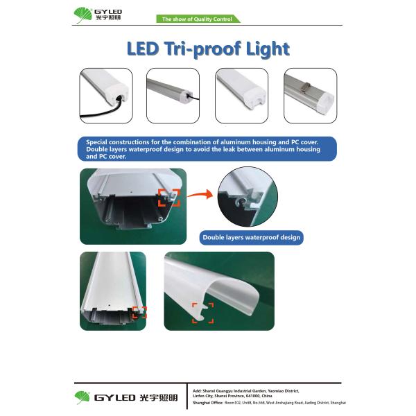 Iluminacion вися свет доказательства СИД 6w 9w T5 T8 90cm 150cm Tri