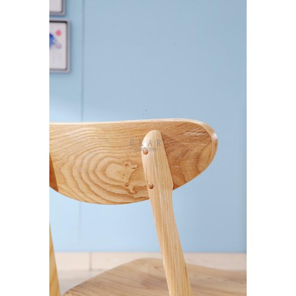 Simple Style Solid Ash Wood Modern Wooden Dining Room Chair