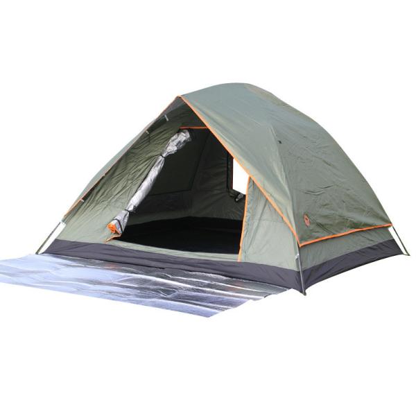 4 Person Camping Aluminum Outdoor Tent with Original Hexagonal/Diamond Ground