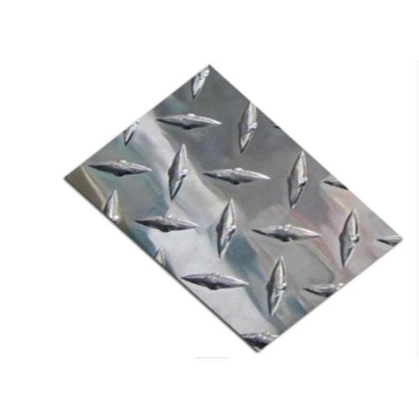 Выбитая OEM толщина листа 0.2mm проступи диаманта алюминиевая