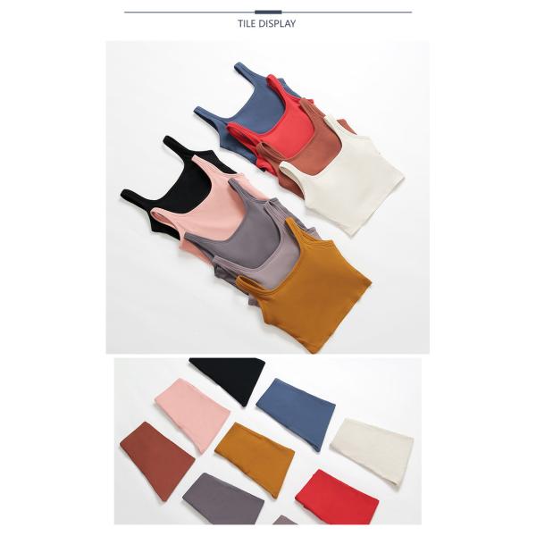 210gsm Yoga Activewear Sets Ribbed Soft Fitness Running Shorts Sets