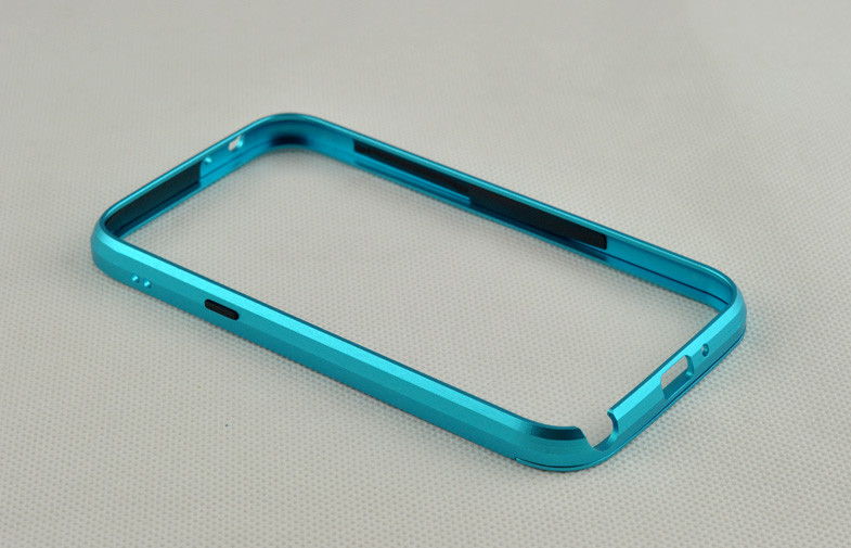 Metal Blue Aluminum Bumper Case Wisdom For Samsung Galaxy Note2 N7100