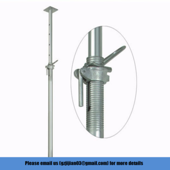 Запасные части для строительных лесов из металла: телескопические регулируемые стальные опоры