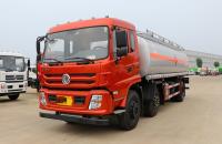 Dongfeng 21,5 cube Vieux camion-citerne pétrolier 6*2 alliage d'aluminium