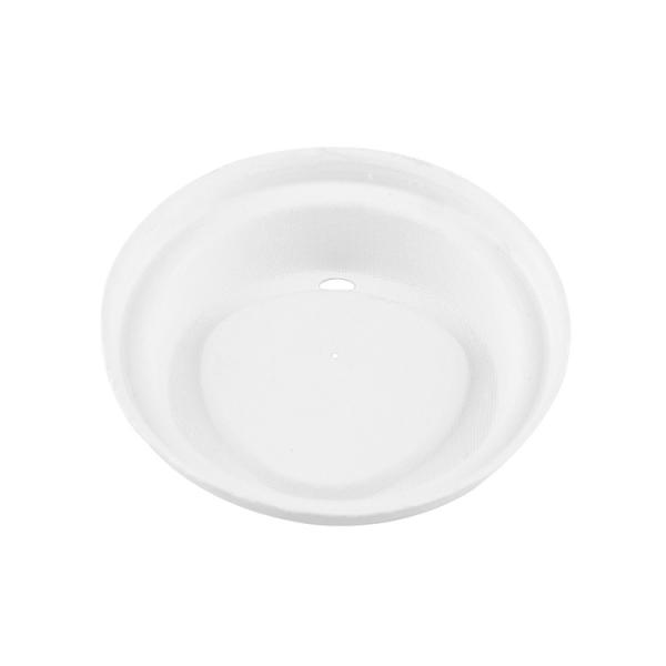 Крышка глоточка сахарного тростника изготовления оптовой отлитая в форму пульпой, дизайн треугольника, отбелила 90mm