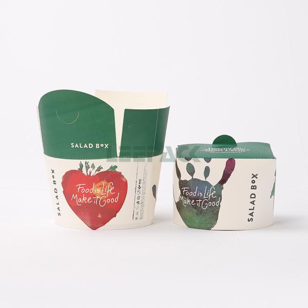 customized 8oz 16oz 26oz 32oz disposable pasta box PE coated taka away paper food container for noodles french fries