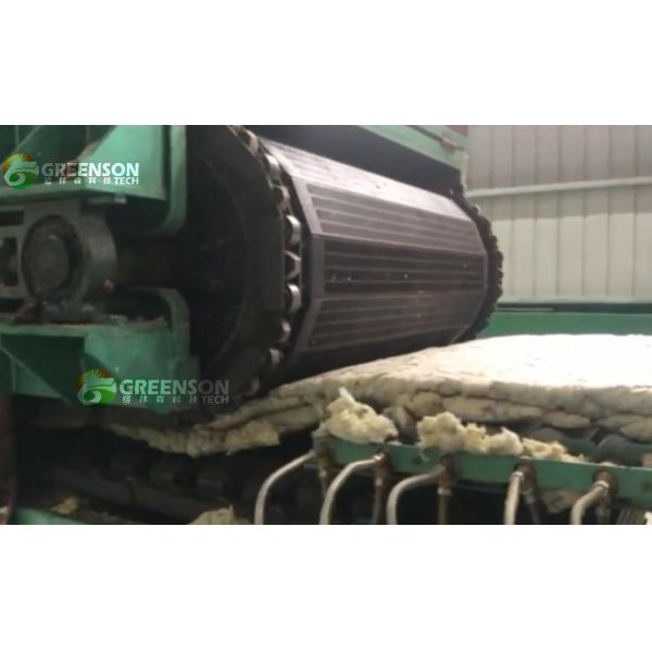 2.4m Automatic Basalt Fiber Production Line with 60000 TPA Capacity and PLC Control System for Mineral Wool Board Manufacturing