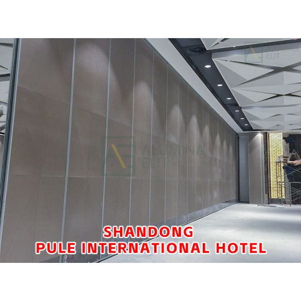 Moveable Acoustic Partition Wall with Max 56dB Sound Insulation and 304 Stainless Steel Construction Up to 18M Height