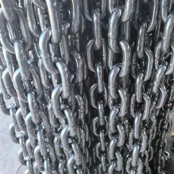 Cadena de anclaje para yates galvanizada de acero de aleación de alta resistencia de 30 mm, cadena de anclaje con eslabones con pernos