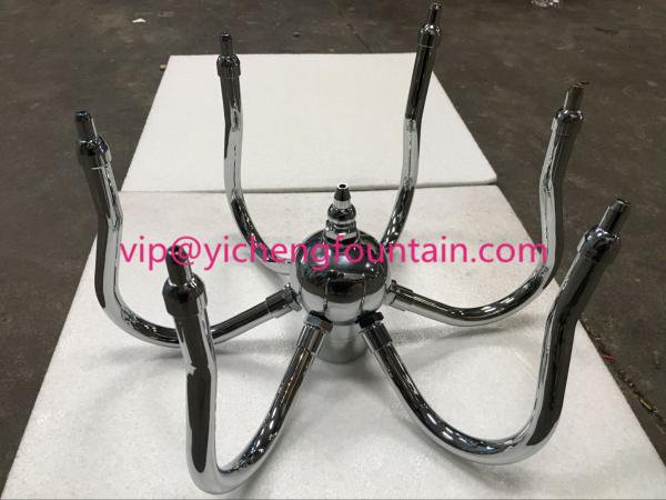 Rotating Water Fountain Nozzles Twist Revolving Effect Pond Fountain Nozzles
