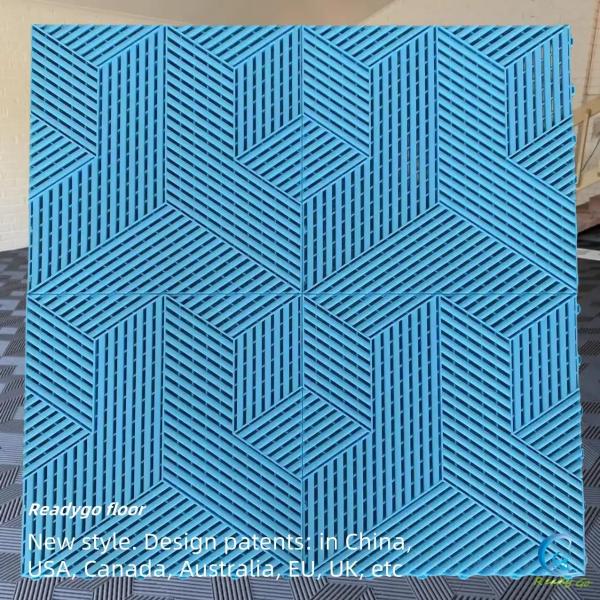 PP Garage Carpet Tiles Tile 2500lbs Commercial Garage Floor Tiles
