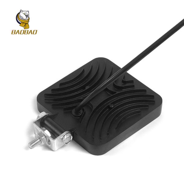 12V High Illumination Automotive Work Light Aluminum White Yellow Red