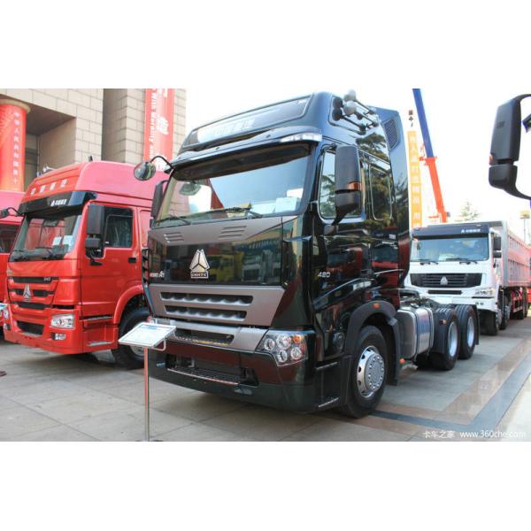 SINOTRUCK HOWO Tractor Trailer Second Hand 420HP 6x4 LHD Drive Mode