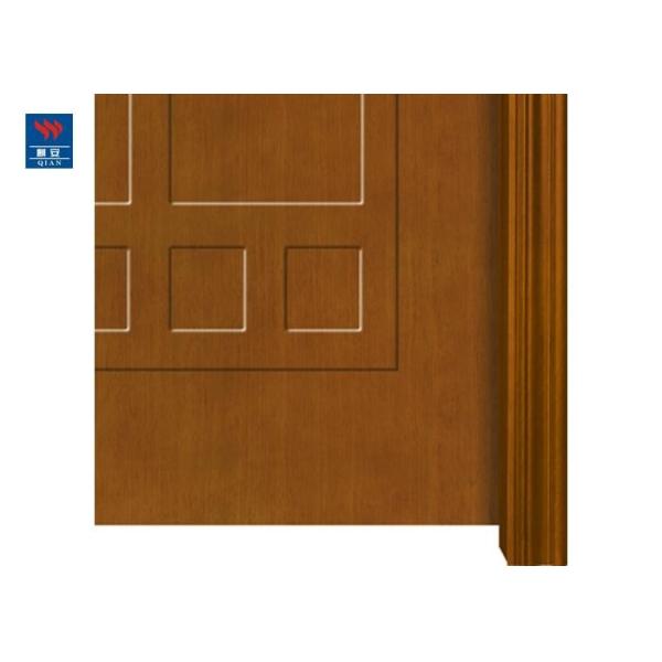 Commercial Hotel Carving Fire Rated Single Leaf Solid Wooden Door